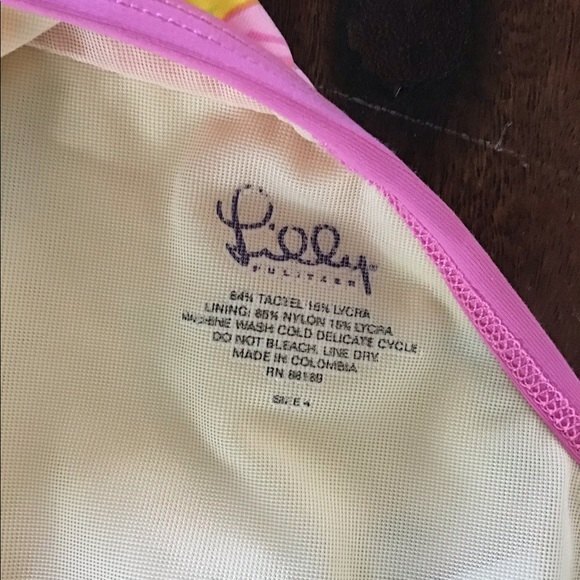Lilly Pulitzer Vintage Floral Tankini Top 4 - Picture 3 of 4